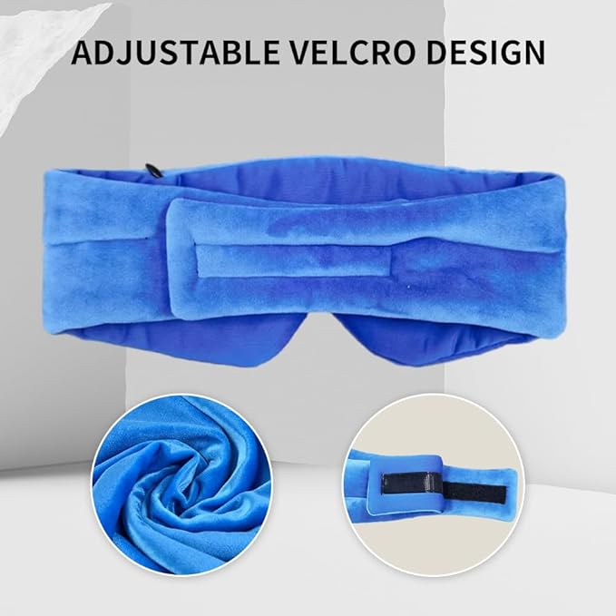 Joythink Sleep Headphones Bluetooth Headband Sleeping Eye Mask Kids Children Soft Wireless Sleep Headphones for Women Men Silk Speaker Bluetooth Earbuds for Side Sleeper Music Mask Cool - Bloomnest