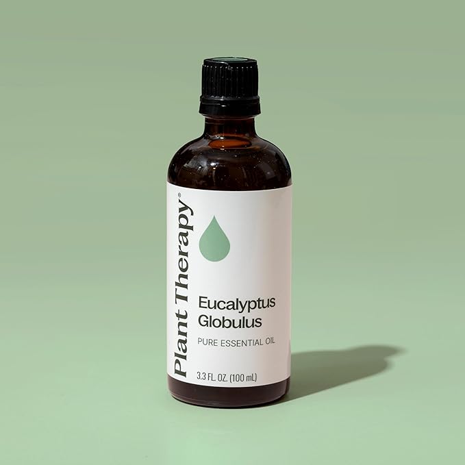 Plant Therapy Eucalyptus Globulus Essential Oil 100 mL (3.3 oz) for Diffuser, Skin, Hair, Aromatherapy DIYs, and Clear Breathing, 100% Pure, Undiluted, Therapeutic Grade - Bloomnest