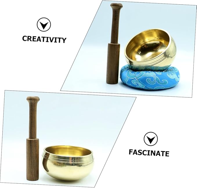 Beaupretty 2Pcs Sound Bowl Mallet Wooden Tibetan Knocking Rod for Meditation Durable Striker for Singing Bowls for Relaxation Healing Various Settings - Bloomnest
