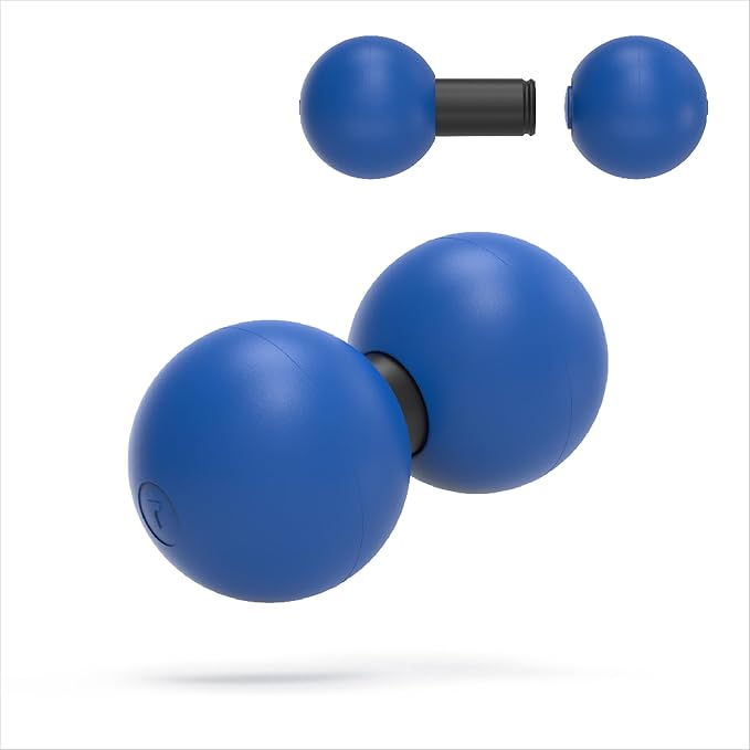 Rodo 2-in-1 Firm Peanut & Lacrosse Ball Roller | Deep Tissue Massage Tool for Fascia, Plantar Fasciitis, HIPS & Back | Mobility & Recovery Roller | Compact, Travel-Friendly, Pilates, Therapy Ready - Bloomnest