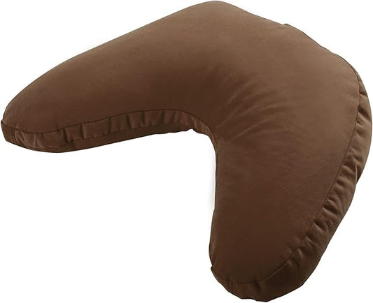 Hugger Mugger V-Shaped Meditation Cushion - Provides Support in Cross-Legged Sitting, Promotes Healthy Posture, Handmade in The USA - Bloomnest