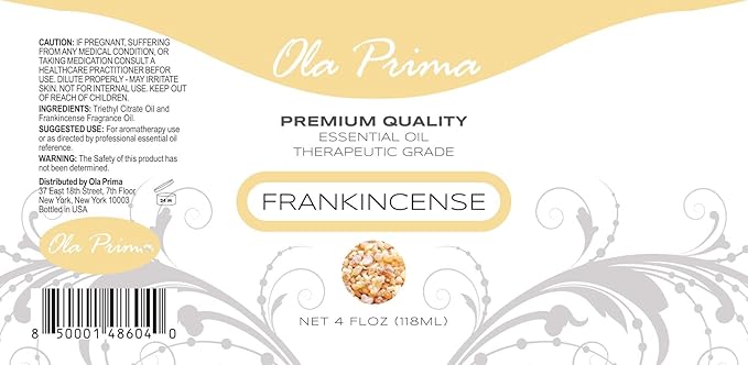 Ola Prima Frankincense Essential Oil 4oz – Frankincense Therapeutic Essential Oil 4 Fluid Ounces - Bloomnest