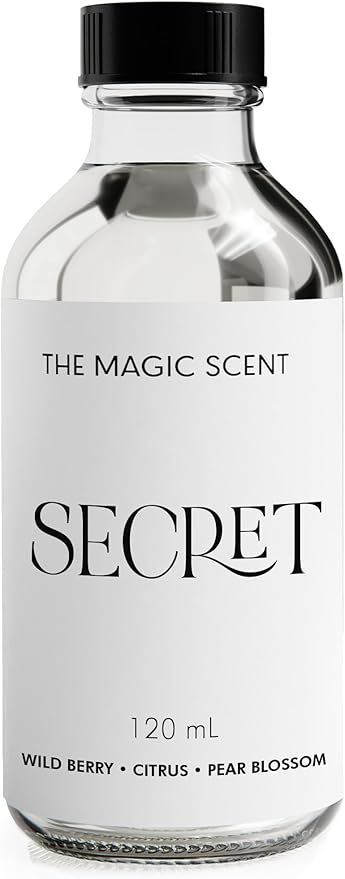 The Magic Scent Secret Diffuser Oil - Hotel & Home Luxury Scents - Diffuser Oil Scents for Home Designed for Use in All Diffusers - 4 fl oz, 120 mL - Bloomnest