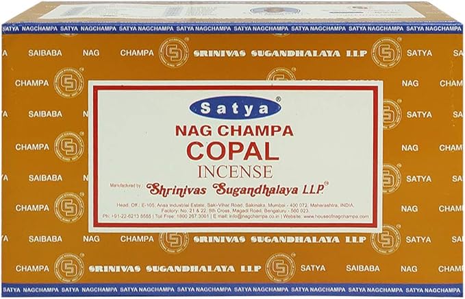 Copal Incense Sticks and Incense Stick Holder Bundle Insence Insense Satya - Bloomnest