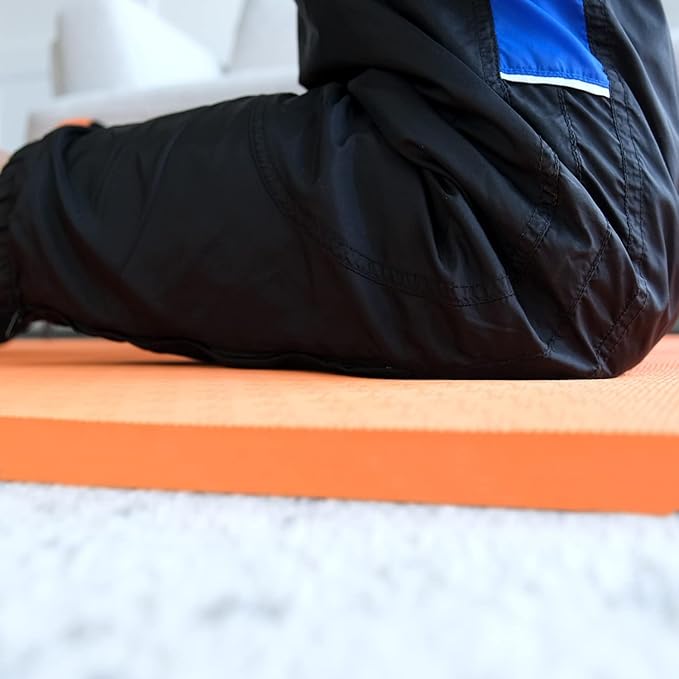 Hatha Yoga 4/5 inch TPE Yoga Mat Fitness & Exercise Mats Large Size 72"L x 32"W Non-Slip Anti-Tear For Women Men - Bloomnest