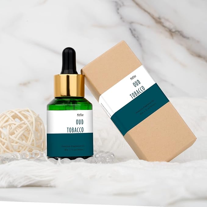 Oud Tobacco Fragrance Oil, MitFlor Single Scented Oil, Large Size Premium Grade Fragrance Oil for Soap & Candle Making, Aromatherapy Oil, Men & Woody Scent for Home Fragrance, 30ml - Bloomnest