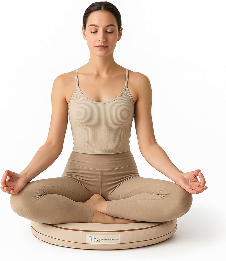 Meditation Cushion – Comfortable & Supportive Mindful Sitting Meditation Air Cushion - No More Numb Legs - Bloomnest