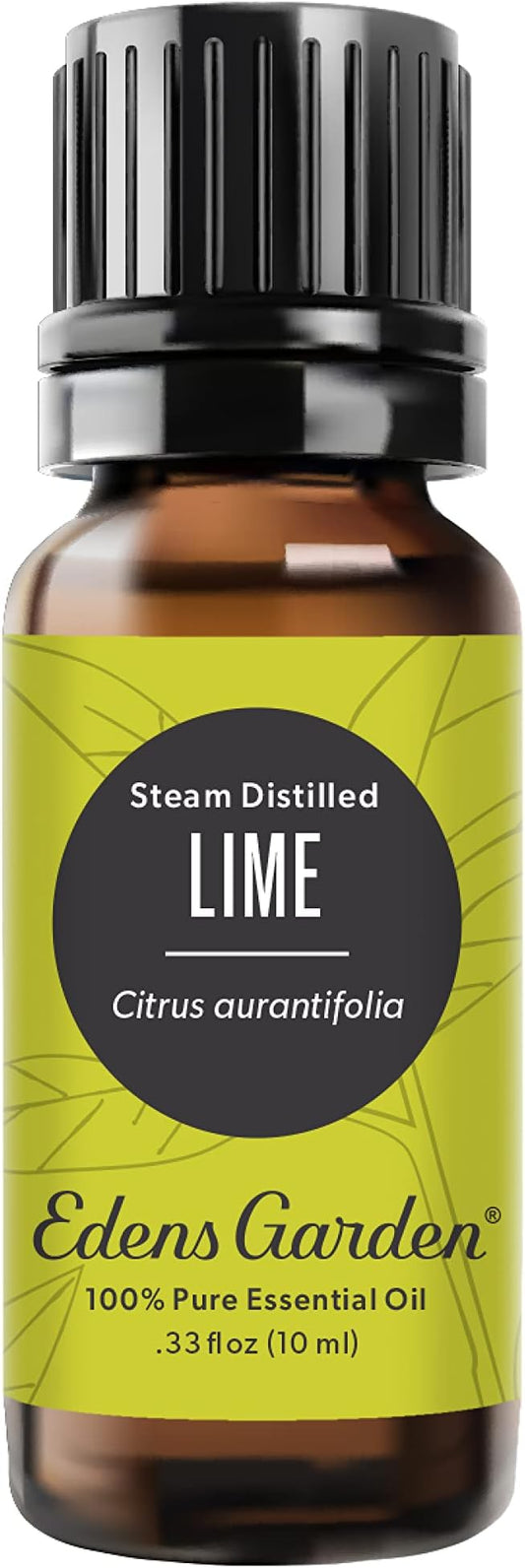 Edens Garden Lime- Steam Distilled Essential Oil- 100% Pure Premium Grade, Undiluted, Natural, Therapeutic, Aromatherapy, The Best for Diffuser, Skin, Candle, Kid Safe 10 ml (.33 fl oz) EdensGarden