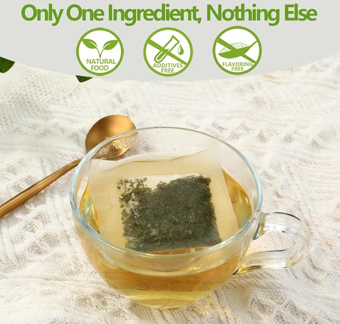 Premium 60 Lemon Verbena Tea Bags, Made with 100% Pure Lemon Verbena Leaves, No Additives & Caffeine Free. - Bloomnest