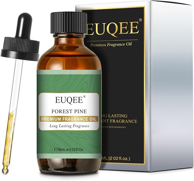 EUQEE Forest Pine Fragrance Oil Premium Fragrance Essential Oil 2.02 Fl oz with Glass Dropper for Diffusers, Soap Making, DIY Candle (60ml) - Bloomnest