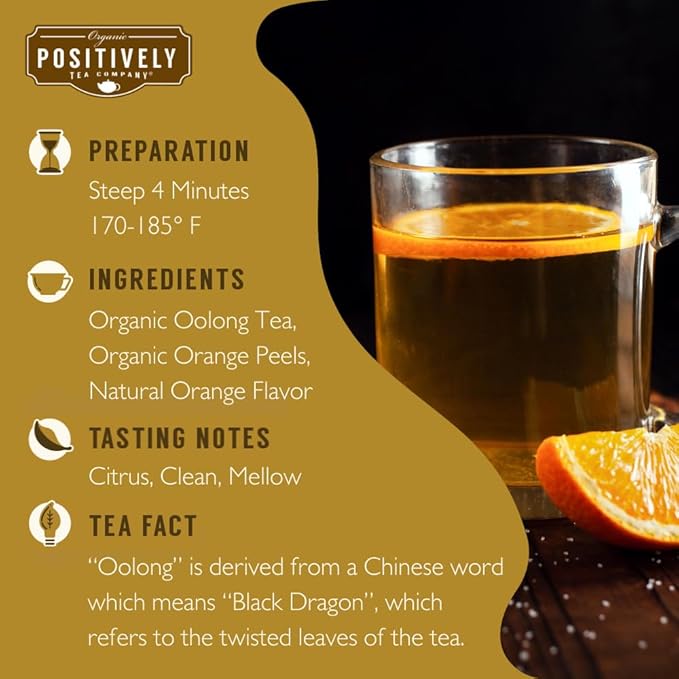 Organic Positively Tea Company, Oolong Tea Sampler, Loose Leaf, 4 Ounce, 3 Pack - Bloomnest