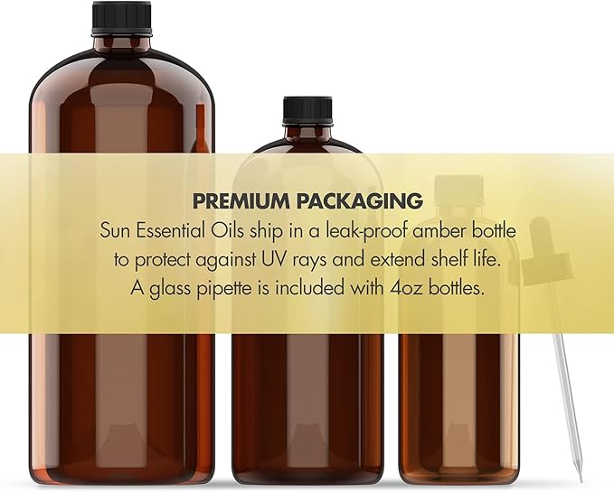 Sun Essentials Oils - 4 oz Eucalyptus Essential Oil with Dropper for Diffuser, Skin, Aromatherapy Massage, Humidifier, Scent for Candle, Lotion & Soap Making at Home, Fragrance for Room - Bloomnest
