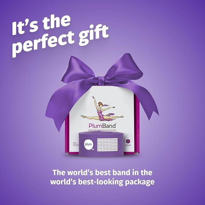 The PlumBand Stretch Band for Dance and Ballet – Premium Gift-Ready Package - Sizes for Kids & Adults – Improve Your Splits, Flexibility and Strength with Stretching - Bloomnest