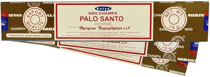 Satya Nag Champa Palo Santo Incense Sticks 15gmx3 Pack (45 GMS) Satya