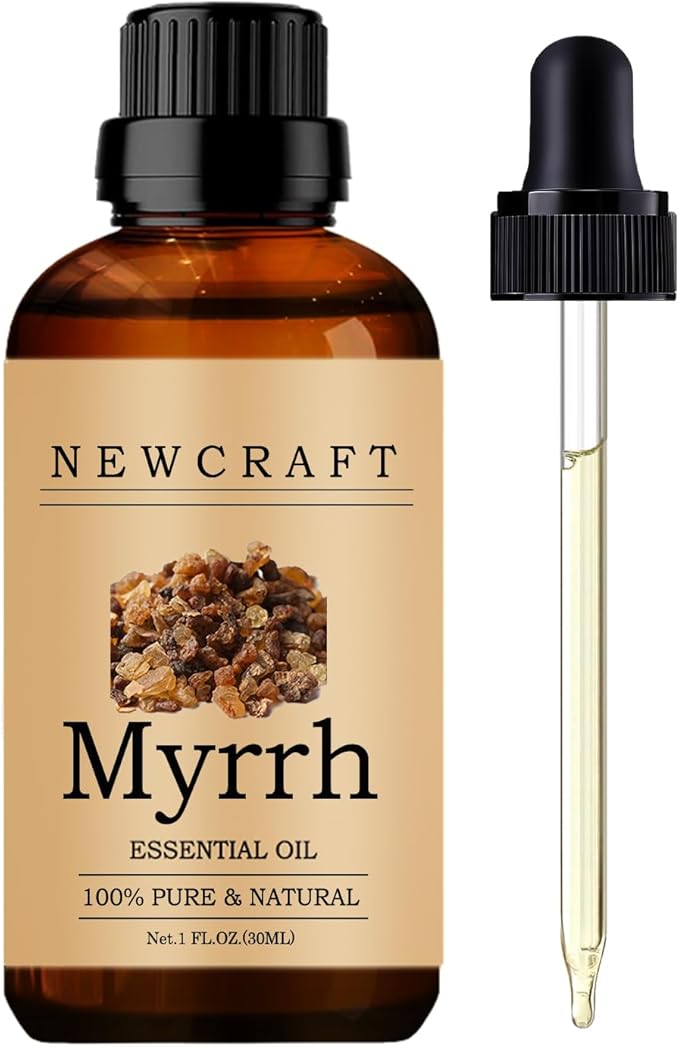 Myrrh Essential Oils, 100% Pure and Natural Essential Oil for Aromatherapy Diffuser - Myrrh/1 Fl Oz NewCraft