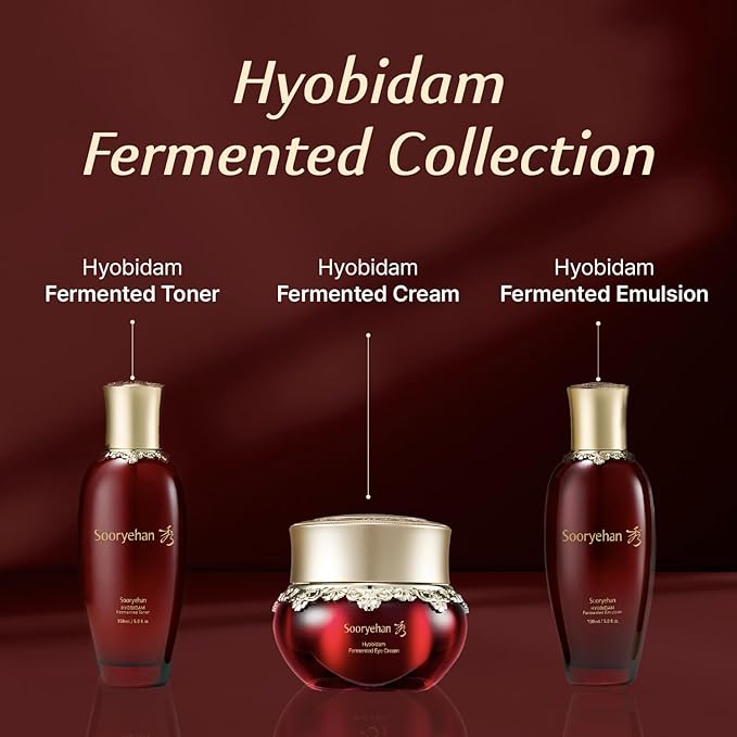 Sooryehan Hyobidam Fermented Eye Cream (0.84 fl oz) - Korean Skincare, Luxury Premium High-end Cream by LG Beauty. Intensive Skin Care. - Bloomnest