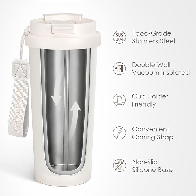 Best Mom Ever Tumbler - Stainless Steel 2-in-1 Lid Coffee Tumbler 18 oz, Mom Insulated Travel Mug Gift for Women Mother, Birthday Christmas Mother's Day - Bloomnest