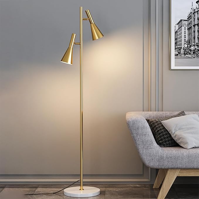 Nordic Floor Lamp Modern Family Iiving Room Bedroom Angle Aadjustment LED Creativity Standing Light (X) - Bloomnest
