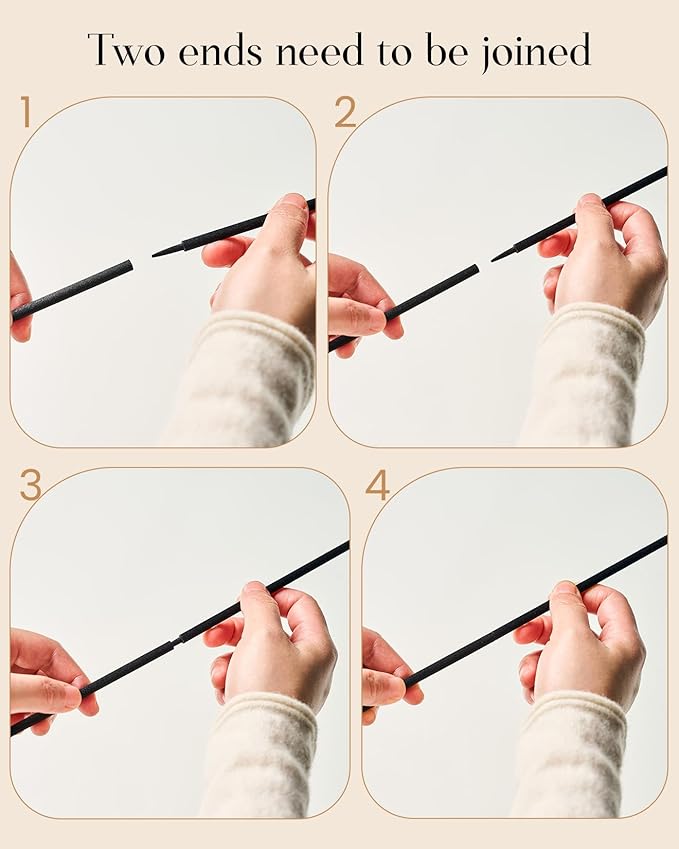 M&SENSE Linen Reed Diffuser Set - 16.9 fl oz Large Room Scented Diffuser with Sticks, Long-Lasting Non-Toxic Home Fragrance Gifts for Bedroom, Bathroom & Office