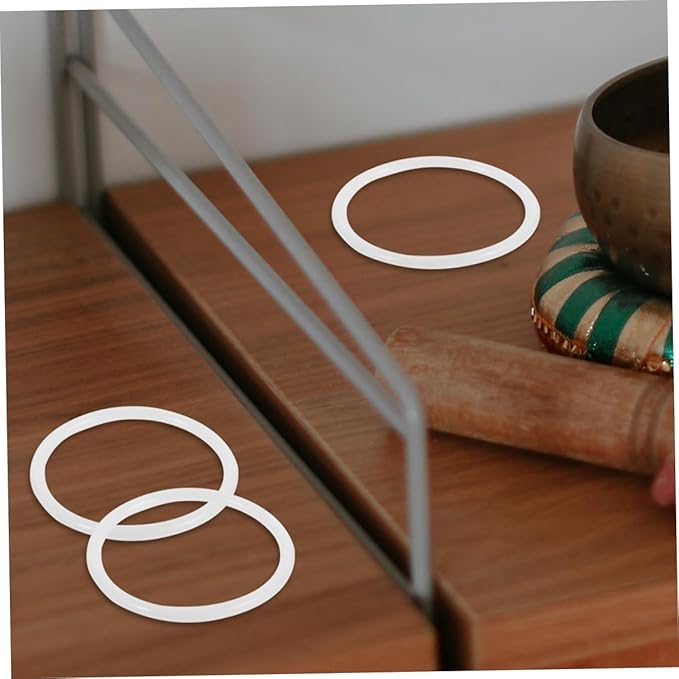 minkissy 3Pcs Rubber for Singing Bowls Durable Cushioning Rings to Prevent Collisions Design Lightweight and Practical Music Sound Accessories - Bloomnest