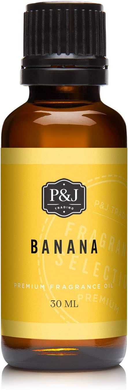 P&J Fragrance Oil - Banana Scent 30ml - Candle Scents, Soap Making, Diffuser Oil, Fresh Scents - Bloomnest