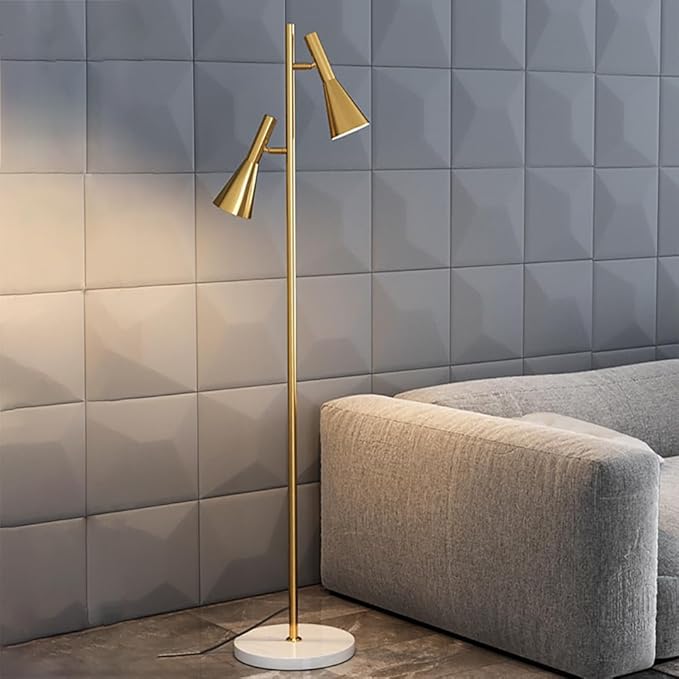 Nordic Floor Lamp Modern Family Iiving Room Bedroom Angle Aadjustment LED Creativity Standing Light (X) - Bloomnest