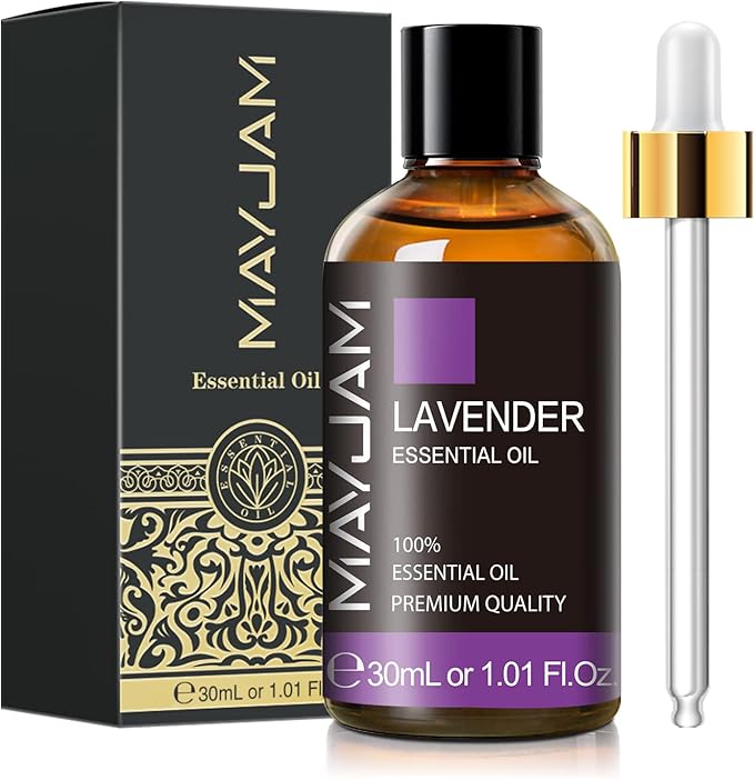 Lavender Essential Oil 30ML/ 1.01FL.OZ, MAYJAM Pure Aromatherapy Lavender Oil for Massage, Diffuser, Soap Making, Long Lasting Scents - Bloomnest