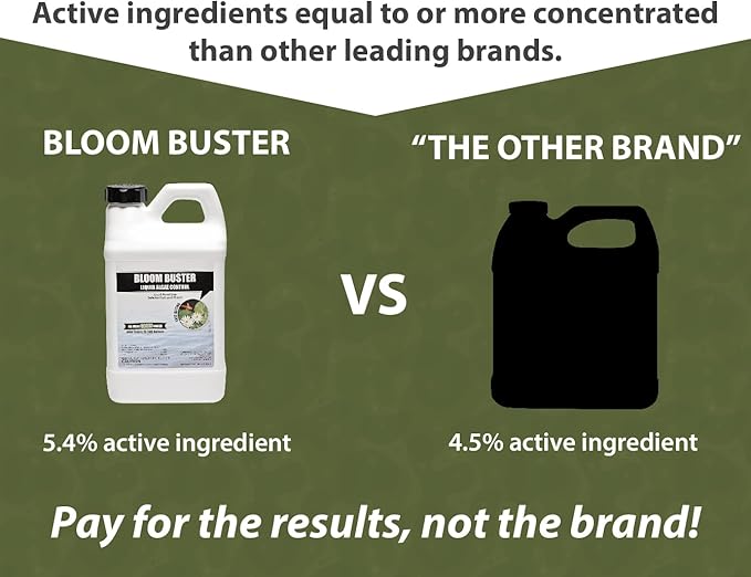 Bloom Buster Pond Algae Control - 64oz - Fast Acting Algaecide, Use in Fountains & Outdoor Ponds Containing Koi & Other Fish - EPA Registered - Bloomnest