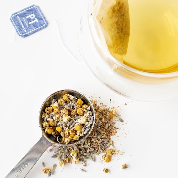 Organic Positively Tea Company, Lavender Chamomile, Herbal Tea, Loose Leaf, 16 Ounce - Bloomnest