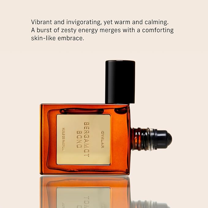 CYKLAR Perfume Oil Roll-On. Travel-Friendly Bergamot Bond Fragrance With Bergamot, Verbena, and Cashmere. Long-Lasting Essential Oil Parfum For Women and Men. 0.5 Fl Oz Scented Rollerball Bottle Cyklar
