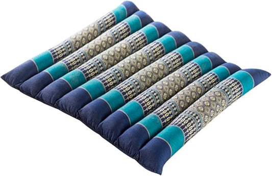 Zafuko Rollable Cushion - Organic Kapok Filling, use Rolled or Flat for Yoga and Meditation, Lightweight, Great car or seat Cushion - Bloomnest