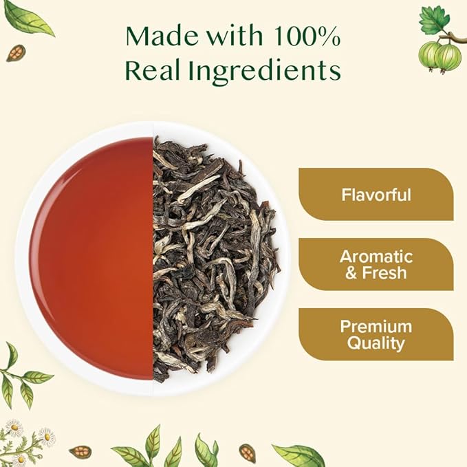 VAHDAM Assorted Oolong Tea Sampler Gift Set (5 Flavors) – Gluten-Free, Non-GMO | 5 Unblended Loose Leaf Teas | Tea Variety Pack | Gift for Women & Men - Bloomnest