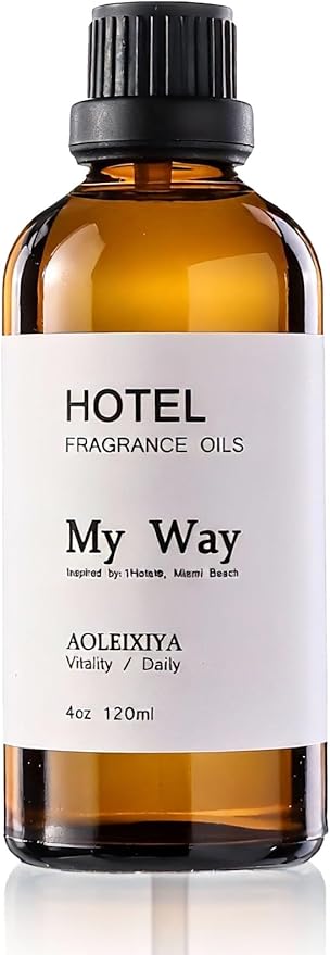 My Way Diffuser Oil Waterless Hotel Essential Oils for Diffusers for Home Inspired by The 1 Hotel Miami Scent - Premium Hotel Collection Diffuser Oil - 4 Fl Oz (Pack of 1) - Bloomnest
