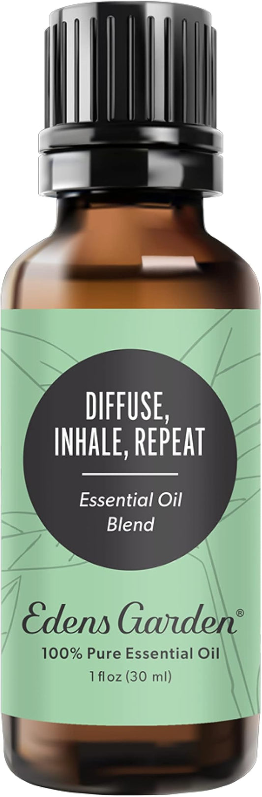 Edens Garden Diffuse, Inhale, Repeat Essential Oil Blend- 100% Pure Premium Grade, Undiluted, Natural, Therapeutic, Aromatherapy, The Best for Candle, Laundry, Humidifiers 30 ml (1 fl oz) EdensGarden