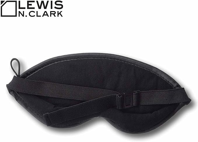 Lewis N. Clark Comfort Sleep Mask | Eye Mask for Travel | Comfortable & Breathable | Light Blocking & Adjustable | Burgundy - Bloomnest