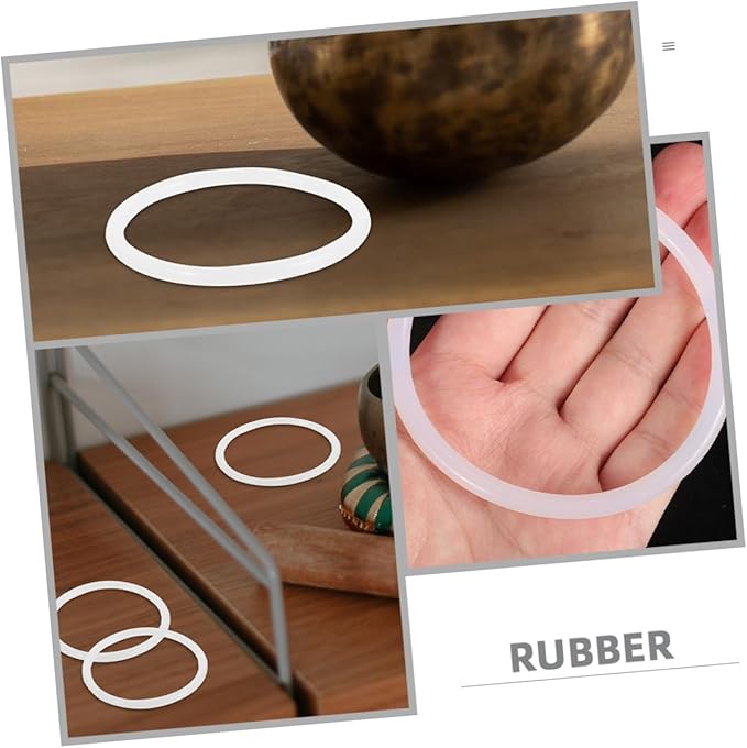 Beaupretty 3Pcs Rubber for Singing Bowls Durable Music Bowl Rings Elegant Cushioning for Singing Bowls Sound Bowl Accessories Home Studio Decoration - Bloomnest