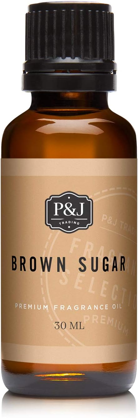 P&J Fragrance Oil | Brown Sugar Oil 30ml - Candle Scents for Candle Making, Freshie, Soap Making Supplies, Diffuser Oil Scents PJTrading