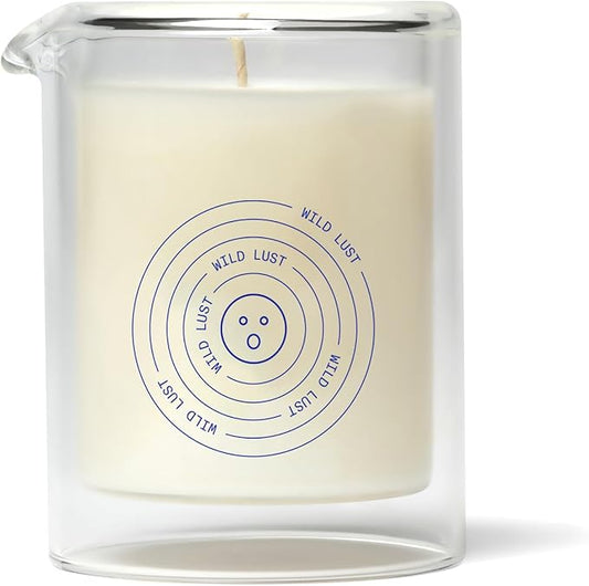 Dame Products Massage Oil Candle - Plant-Based with Kava Kava - Moisturizing and Relaxing - Wild Lust Scent - Bloomnest
