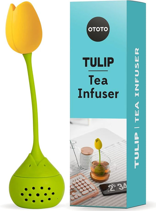 OTOTO Cute Tea Infuser - Loose Leaf Tea Steeper, Tea Accessories, Tea Diffusers, Tea Infuser for Loose Leaf Tea, Tea Strainers, Tea Gift Set, Kitchen Gifts, Cooking Gadgets