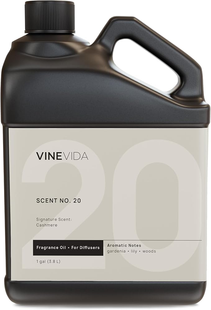 VINEVIDA [128 Fl Oz] Cashmere Fragrance Oil for Cold Air Diffusers, Essential Oils for Diffuser Oil Refill & Air Freshener Room Spray - Bloomnest