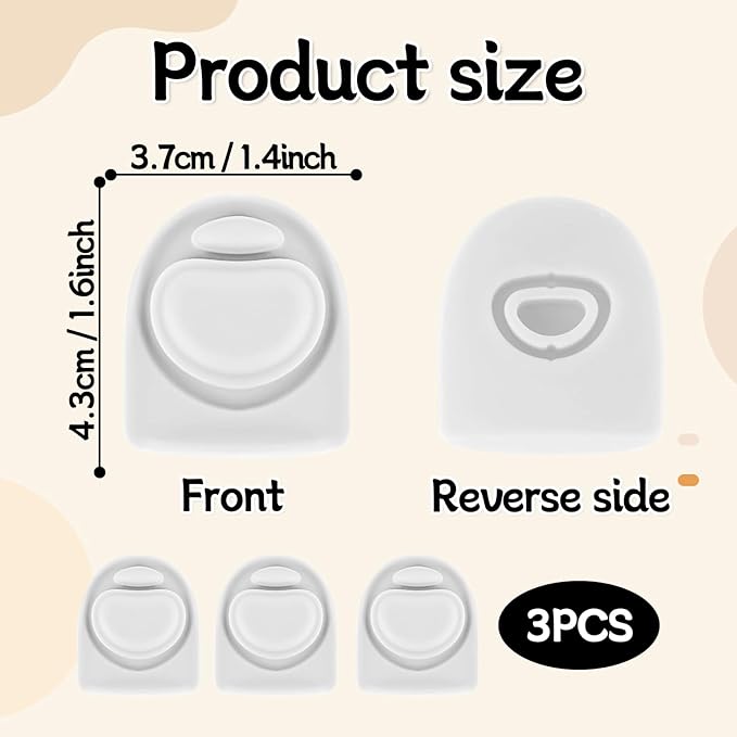 3pcs Replacement Rubber Stopper Seal Compatible with Owala FreeSip 24oz 32oz,Water Bottle Lid Cap Silicone Seal Parts for Owala 16/19/24/32/40oz Spout Gasket Mouthpiece Piece Accessories F2 Frokolla
