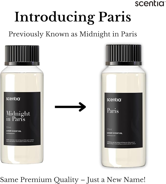 Scentia Hotel Fragrance Oil Inspired by The Hotel Costes - 120 mL 4.06 fl oz - Refill Diffuser Oil Blend Rose, Clove & Sandalwood Notes for Aromatherapy Diffusers - Paris - Bloomnest