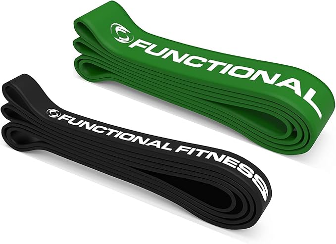 Pull Up Assist Bands Set by Functional Fitness. Heavy Duty Resistance and Assistance Training Band - Bloomnest