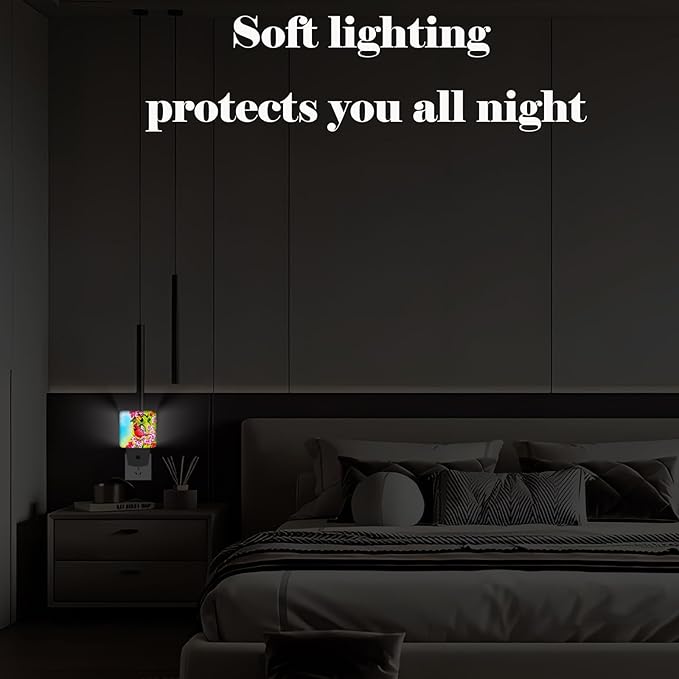 Red Cardinal Night Light,Plug-in Night Lights with Dusk to Dawn Sensor for Stairway,Hallway,Bedroom Sleep Friendly Ideal for Women/Girls/Boys Gift,0.5w - Bloomnest