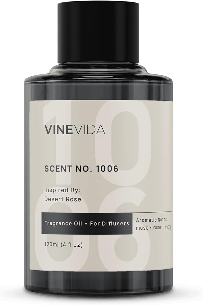 VINEVIDA (4oz) Hotel Fragrance Diffuser Oil - Hotel Scents Diffusers for Home - Cold Air Diffuser Oil - Hotel Scent Essential Oil - Scent No.1006 Inspired by Fairmont Hotels VINEVIDA