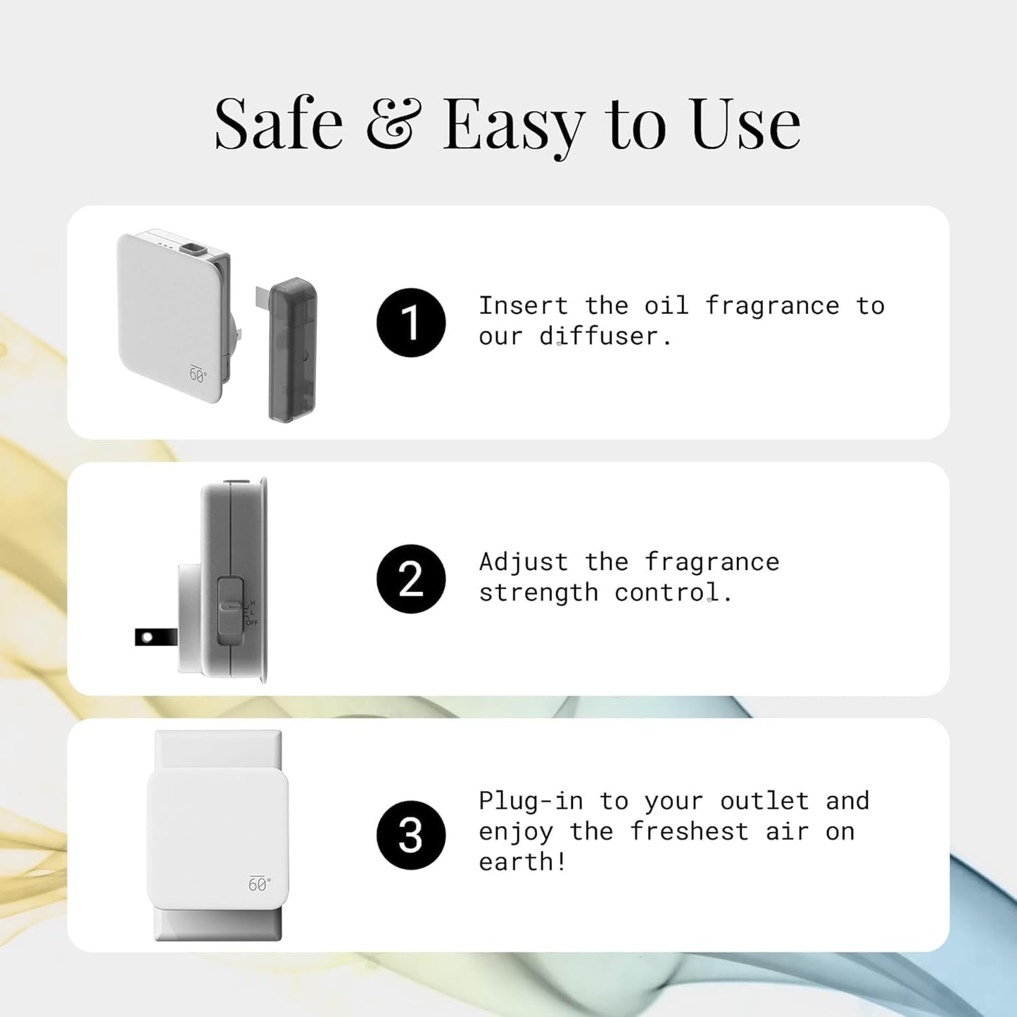 Below 60 - Plug in Diffuser Complete Fragrance Kits - Founded by Hilary Duff (6-Scent Complete Starter Kit)