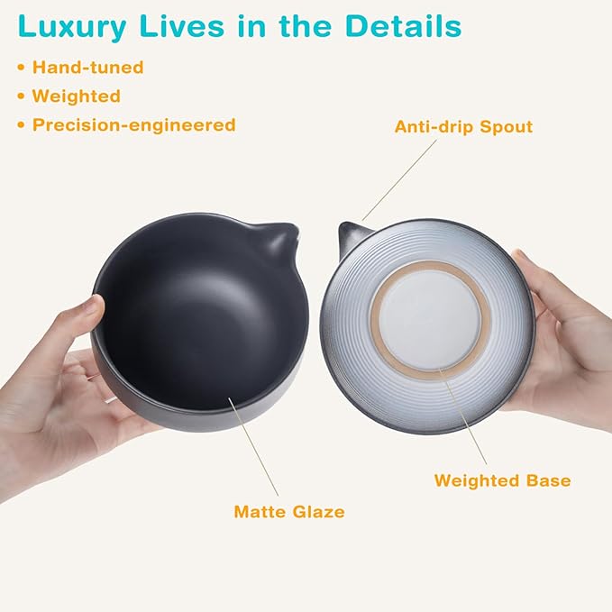 Premium Matcha Ceremony Set – Complete 9-Pcs Ritual Kit – Presented in Luxury Magnetic Gift Box, Perfect for Gifting or Self-Care (Black) - Bloomnest
