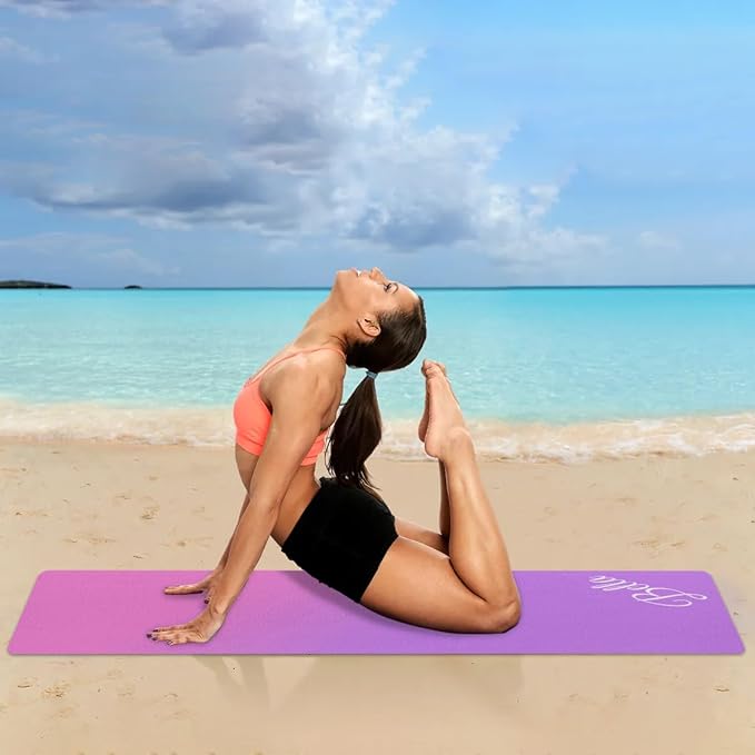 Custom Name Yoga Mat,Personalized Travel Yoga Exercise Mat,Non Slip,Perfect for Kids & Adults,Gradient Color E Series - Bloomnest