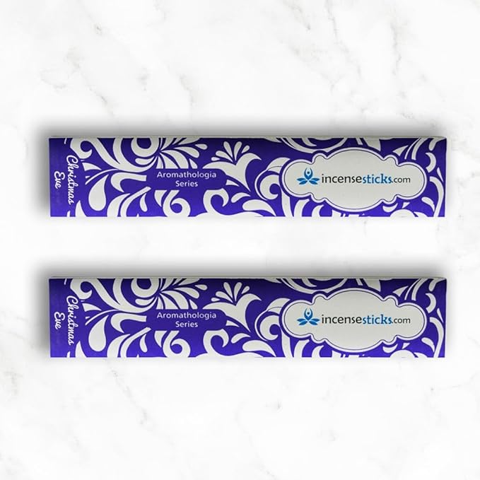 Incensesticks Christmas Incense 8"" 12 Sticks - Aromatologia Incense Sticks - Pack of 2 - Bloomnest