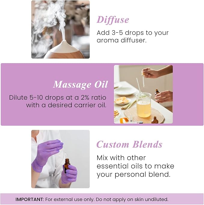 Handcraft Blends Lavender Essential Oil – Huge 4 Fl Oz – 100% Pure and Natural – Premium Grade Essential Oil for Diffuser and Aromatherapy, Skin, Massage, Candle and Soap Making Fragrance - Bloomnest